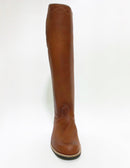 Bota do Ginete Cano Armado Masculina em Couro Legitimo - Café