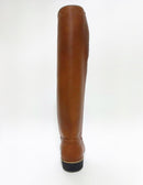 Bota do Ginete Cano Armado Masculina em Couro Legitimo - Café