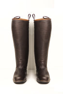 Bota do Dalida Cano Armado Masculina em Couro Legitimo - Chocolate