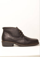 Botina Dalida Masculina em Couro Legitimo - Marrom escuro