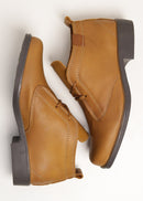 Botina Castelhana Masculina em Couro Legitimo - Baio